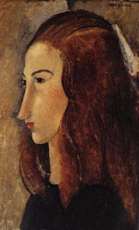  portrait of Jeanne Hebuterne